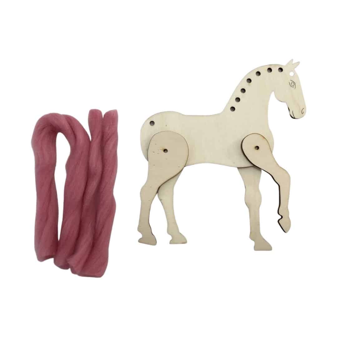 Skládačka "Koník" Dřevěný koník